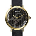 Salvatore Ferragamo Salvatore Ferragamo chic SFYH00221  SFYH00221 кварцевые женские часы черный циферблат, браслет кожаный — вид спереди