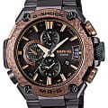 Casio Casio G-Shock MRG-G2000HA-1A MRG MRG-G2000HA-1ADR электронные мужские часы коричневый циферблат, браслет 18-каратное желтое золото — вид спереди