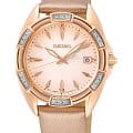 Seiko Seiko Conceptual Series Dress SKK726P1  SKK726P1 кварцевые женские часы перламутровый циферблат, браслет кожаный — вид спереди