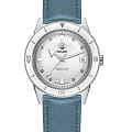 Rado Rado Captain Cook x Julia Peresild R32500718  R32500718 кварцевые женские часы белый циферблат, браслет кожаный — вид спереди