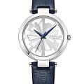 Kenneth Cole Kenneth Cole Transparency KCWLA2222904  KCWLA2222904 кварцевые женские часы серебристый циферблат, браслет кожаный — вид спереди