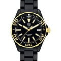TAG Heuer TAG Heuer Aquaracer WAY1321.BH0743  WAY1321.BH0743 кварцевые женские часы черный циферблат, браслет керамика — вид спереди