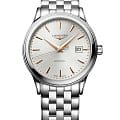 Longines Longines Flagship  L4.984.4.70.6  L49844706 механические мужские часы бежевый циферблат, браслет нержавеющая сталь — вид спереди