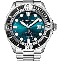 Stuhrling Stuhrling Aquadiver 1005.03  1005.03 механические мужские часы синий циферблат, браслет нержавеющая сталь — вид спереди