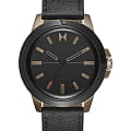 MVMT MVMT Minimal Sport 28000077-D  28000077-D кварцевые мужские часы черный циферблат, браслет кожаный — вид спереди
