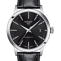 Tissot Tissot Classic Dream Swissmatic T129.407.16.051.00 Classic Dream T1294071605100 автокварц (кинетик) мужские часы черный циферблат, браслет кожаный — вид спереди