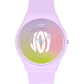 Swatch Swatch Skin Classic Bioceramic SS09V101  SS09V101 кварцевые женские часы цветной циферблат, браслет силикон — вид спереди