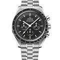 Omega Omega Speedmaster Moonwatch Professional 310.30.42.50.01.002 Moonwatch Professional 31030425001002 механические мужские часы  черный циферблат, браслет нержавеющая сталь — вид спереди