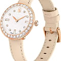 Swarovski Swarovski Certa 5672968,  швейцария женские часы на браслете кожаный боковой вид