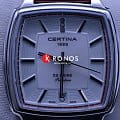 Certina C0283101642600 женские часы застежка крупным планом