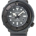 Seiko Seiko Prospex SNE537P1 - коллекция Solar SNE537P1 кварцевые мужские часы серый циферблат, браслет силикон — вид спереди