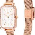 Daniel Wellington Daniel Wellington Quadro Crystal Zodiac Melrose DW00100748, quadro швеция женские часы на браслете нержавеющая сталь с pvd-покрытием боковой вид