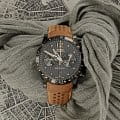Mido Mido Multifort Chronograph Adventure M025.627.36.061.10  — детали корпуса и кожаный
