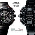 Seiko Seiko Astron GPS Solar SSE121J1 , наручные мужские часы фото под углом