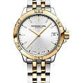 Raymond Weil Raymond Weil Tango 5960-STP-30041  5960-STP-30041 кварцевые женские часы белый циферблат, браслет нержавеющая сталь с pvd-покрытием — вид спереди