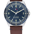 Tommy Hilfiger Tommy Hilfiger Classic 1791905  1791905 кварцевые мужские часы синий циферблат, браслет кожаный — вид спереди