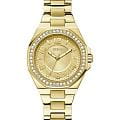 Guess Guess Sport Contessa GW0877L2  GW0877L2 кварцевые женские часы  золотой циферблат, браслет нержавеющая сталь с ip-покрытием — вид спереди
