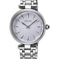 Seiko Seiko Discover More SRZ553  SRZ553 кварцевые женские часы голубой циферблат, браслет нержавеющая сталь — вид спереди