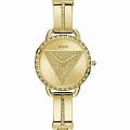 Guess Guess Bejeweled GW0914L2  GW0914L2 кварцевые женские часы золотой циферблат, браслет нержавеющая сталь с ip-покрытием — вид спереди