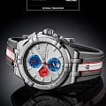 Maurice Lacroix Maurice Lacroix Aikon Chronograph Quartz Special Edition Mahindra Racing AI1018-TT031-130-2, aikon швейцария мужские часы на браслете каучук боковой вид