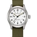 Hamilton Hamilton Khaki Field Mechanical Power Reserve 40mm H69509910  H69509910 механические мужские часы белый циферблат, браслет тканевый — вид спереди
