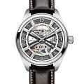 Hamilton Hamilton Khaki Field Skeleton Auto H72515585  H72515585 механические мужские часы черный циферблат, браслет кожаный — вид спереди