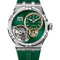 Maurice Lacroix Maurice Lacroix Aikon Tide AI6118-SS00B-630-5  AI6118-SS00B-630-5 механические мужские часы зеленый циферблат, браслет силикон — вид спереди