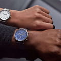 Timex Timex Midtown Chronograph TW2V36800 мужские часы синий циферблат на запястье