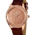 Jacques Lemans Jacques Lemans Classic 1-1841ZJ  1-1841ZJ кварцевые женские часы розовый циферблат, браслет кожаный — вид спереди