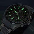 Seiko Seiko Astron GPS Solar SSE161J1 кварцевые мужские часы часы крупный план черный циферблата