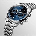 Longines Longines Master Collection L2.629.4.92.6 механические мужские часы часы крупный план синий циферблата