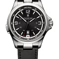 Victorinox Victorinox 241664  241664 кварцевые мужские часы черный циферблат, браслет кожаный — вид спереди
