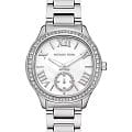 Michael Kors Michael Kors Sage MK4807  MK4807 кварцевые женские часы перламутровый циферблат, браслет нержавеющая сталь — вид спереди