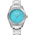 DKNY DKNY Chambers Glitz DK1L017M0045  DK1L017M0045 кварцевые женские часы голубой циферблат, браслет нержавеющая сталь — вид спереди