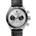 TAG Heuer TAG Heuer Autavia CBE511B.FC8279  CBE511B.FC8279 механические мужские часы серебристый циферблат, браслет кожаный — вид спереди