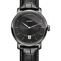 Rado Rado Coupole R14135156  R14135156 кварцевые мужские часы черный циферблат, браслет кожаный — вид спереди