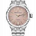 Maurice Lacroix Maurice Lacroix Aikon Tide AI6008-SS002-730-1  AI6008-SS002-730-1 механические мужские часы бежевый циферблат, браслет нержавеющая сталь — вид спереди