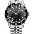 Raymond Weil Raymond Weil Freelancer 2775-ST1-20051  2775-ST1-20051 механические мужские часы черный циферблат, браслет нержавеющая сталь — вид спереди