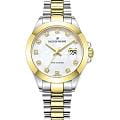 Jacques Philippe Jacques Philippe Infinitum JPQLS737388YG  JPQLS737388YG кварцевые женские часы белый циферблат, браслет нержавеющая сталь с pvd-покрытием — вид спереди