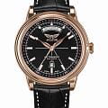 Aviator Aviator Douglas Day-Date V.3.20.2.146.4  V.3.20.2.146.4 механические мужские часы синий циферблат, браслет кожаный — вид спереди