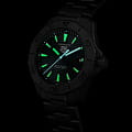 TAG Heuer TAG Heuer Aquaracer Professional Solargraph 200 WBP1180.BF0000 кварцевые мужские часы часы крупный план черный циферблата