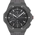 Jacques Philippe Jacques Philippe Esquire JPQGC488417  JPQGC488417 кварцевые мужские часы  черный циферблат, браслет силикон — вид спереди