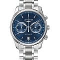 Longines Longines Master Collection L2.629.4.92.6  L26294926 механические мужские часы синий циферблат, браслет нержавеющая сталь — вид спереди