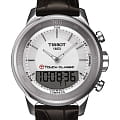 Tissot Tissot T-Touch Classic T083.420.16.011.00 T Touch T0834201601100 кварцевые мужские часы белый циферблат, браслет кожаный — вид спереди