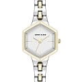 Anne Klein Anne Klein 5107SVTT  5107SVTT кварцевые женские часы серебристый циферблат, браслет сталь с ip покрытием — вид спереди