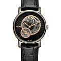 Rado Rado Diamaster Automatic Open Heart R14056955 Automatic R14056955 механические женские часы черный циферблат, браслет кожаный — вид спереди