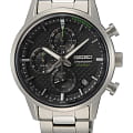 Seiko Seiko Conceptual Series Sports SSB389P1  SSB389P1 кварцевые мужские часы черный циферблат, браслет титановый — вид спереди