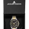 Jacques Lemans 1-2207D наручные мужские часы застежка крупным планом