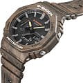 Casio Casio G-Shock GA-2100FR-5A электронные мужские часы часы крупный план черный циферблата