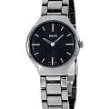 Rado Rado True Thinline R27956152  R27956152 кварцевые женские часы черный циферблат, браслет титановый — вид спереди